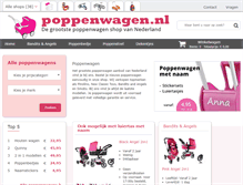 Tablet Screenshot of poppenwagen.nl